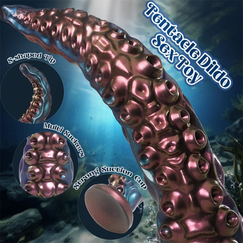 12.9 Inch Tentacle Dildo Adult Sex Toy Huge Realistic Alien Dildos with Suction Cup Lifelike Octopus Monster Dildo 2