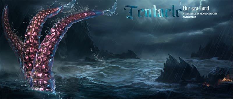 12.9 Inch Tentacle Dildo Adult Sex Toy Huge Realistic Alien Dildos with Suction Cup Lifelike Octopus Monster Dildo