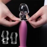 2 Pcs Open Type Reusable Penis Extender Sleeve Enlarge - Soft Stretch Cock Girth Enhancer Sleeve Enlargement