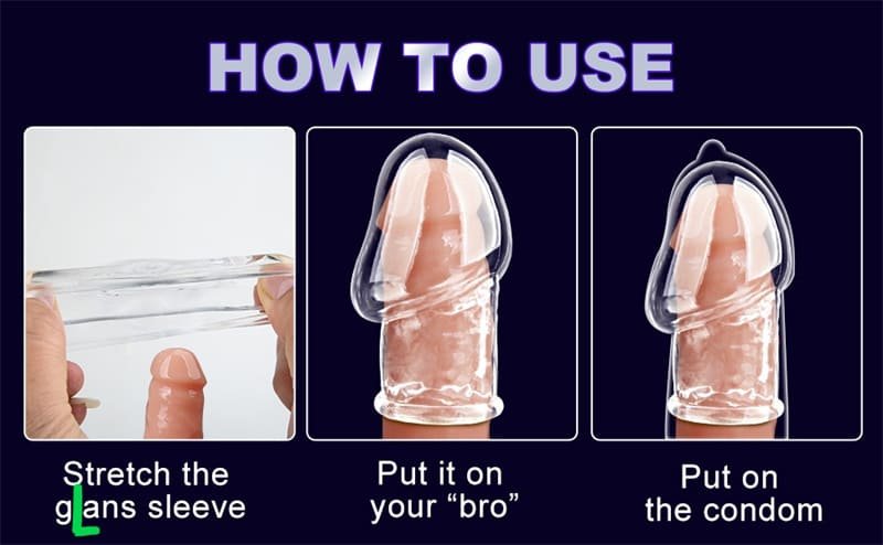 2 Pcs Reusable Penis Extender Sleeve Enlarge - Soft Stretch Cock Girth Enhancer Sleeve Enlargement - Closed Type 4 2 Pcs Reusable Penis Extender Sleeve Enlarge - Soft Stretch Cock Girth Enhancer Sleeve Enlargement - Closed Type