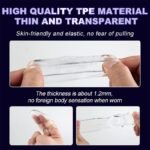 2 Pcs Reusable Penis Extender Sleeve Enlarge - Soft Stretch Cock Girth Enhancer Sleeve Enlargement - Closed Type - Image 4