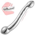 7.48 Inch Double Ended Metal Dildo Sex Toys Stainless Steel G-spot Massage Dildo for Adult Sex Game