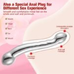 7.48 Inch Double Ended Metal Dildo Sex Toys Stainless Steel G-spot Massage Dildo for Adult Sex Game - Image 3