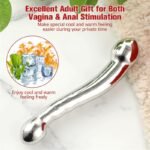 7.48 Inch Double Ended Metal Dildo Sex Toys Stainless Steel G-spot Massage Dildo for Adult Sex Game - Image 4