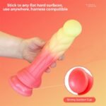 7.5 Inch Fantasy Dildo Monster Dildo with Balls U & G-spot Dragon Dildo Flexible Dragon Penis with Suction Cup - Image 7