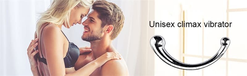 7.6 Inch Double Ended Metal Dildos for P Spot Stimulator Anal Plug Dildo Sex Toy for Women Men 12