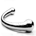 7.6 Inch Double Ended Metal Dildos for P-Spot Stimulator Anal Plug Dildo Sex Toy for Women Men - Image 2