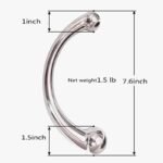 7.6 Inch Double Ended Metal Dildos for P-Spot Stimulator Anal Plug Dildo Sex Toy for Women Men - Image 5