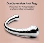 7.6 Inch Double Ended Metal Dildos for P-Spot Stimulator Anal Plug Dildo Sex Toy for Women Men - Image 9