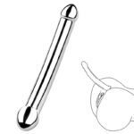 7.67 Inch Metal Dildo Butt Plug, Hotsvibe Metal Double Head Dildo for Men Women Lesbian Gay - Image 3