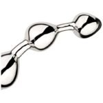 8.27 Inch Stainless Steel G Spot Wand Massage, Hotsvibe Metal Anal Beads Sex Toy with 3 Graduated Balls - Image 5