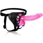 8.31 Inch Pink Strap on Dildo with Harness, Wearable Realistic Dildo with Strong Suction Cup Sex Toys for Women