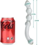 8.46Inch Crystal Glass Dildo, Clear Glass Double-Ended Dildo with Beads Butt Plugs for Women Lesbian - Image 6