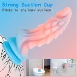 8.66 Inch Realistic Fantasy Monster Dildo Sex Toys Big Tentacle Dildo with Suction Cup for Hands-Off Play - Image 4