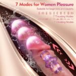 8.7 Inch Realistic Thrusting Dildo Vibrator with 7 Thrusting & 7 Vibrating for G-Spot Anal Stimulation - Image 2