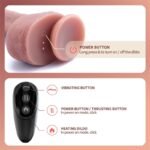 8.7 Inch Realistic Thrusting Dildo Vibrator with 7 Thrusting & 7 Vibrating for G-Spot Anal Stimulation - Image 7