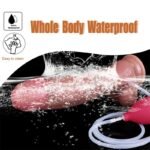 9.05 Inch Flesh Squirting Dildo Ejaculating Toy with Suction Cup Hands-Free Soft Cumming Dildos - Image 4