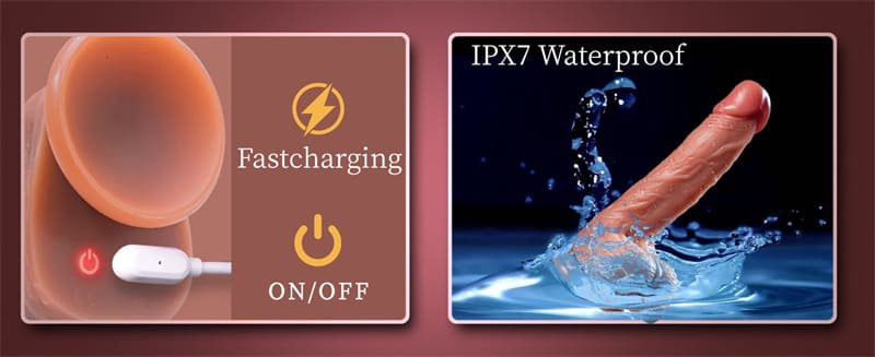 9.05 Inch Realistic Dildo with 5 Vibrating 3 Thrusting Swing & Heating Dildo Vibrator with Remote Control 4 9.05 Inch Realistic Dildo with 5 Vibrating 3 Thrusting Swing Heating Dildo Vibrator with Remote Control 10