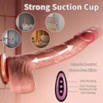 9.05 Inch Realistic Dildo with 5 Vibrating 3 Thrusting Swing & Heating Dildo Vibrator with Remote Control - Image 4
