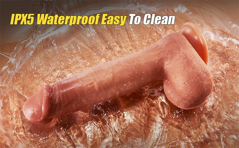 9.05 Inch Realistic Dildo with 5 Vibrating 3 Thrusting Swing Heating Dildo Vibrator with Remote Control 8