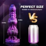 9.65 Inch Monster Dildo Fantasy Horse Dildo with 2 Big Knots, Thick Dog Dragon Dildos Huge Knot Dildos with Suction Cup - Image 6