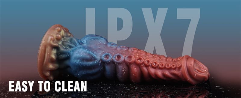 9.7 Inch Huge Fantasy Monster Tentacle Dildo, Hotsvibe Large Dragon Horse Alien Silicone Knotted Dildo with Suction Cup