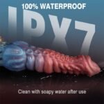 9.7 Inch Huge Fantasy Monster Tentacle Dildo, Hotsvibe Large Dragon Horse Alien Silicone Knotted Dildo with Suction Cup - Image 6