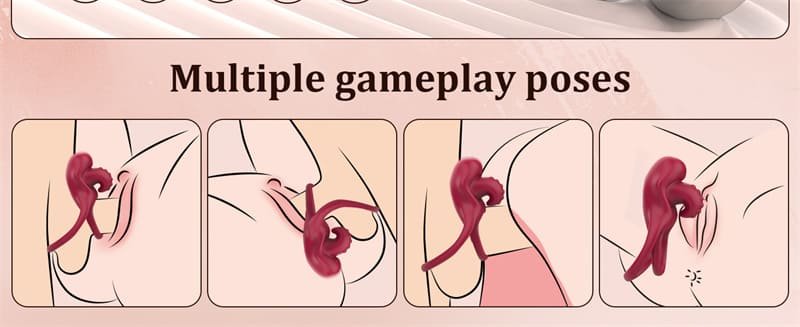 Adult Sex Toys Vibrating Cock Ring with Clitoral Vibrator, 10 Vibrations Pleasure Penis Ring Couples Sex Toys