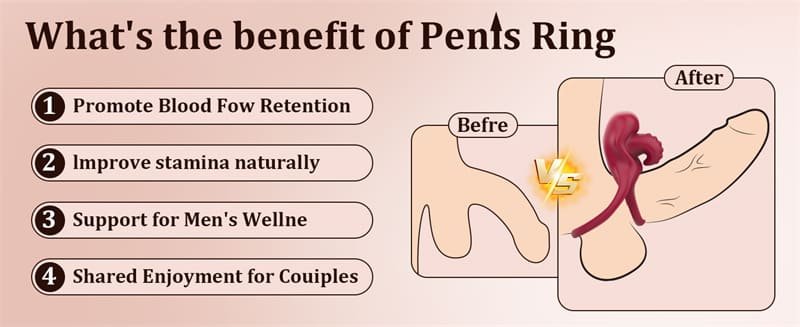 Adult Sex Toys Vibrating Cock Ring with Clitoral Vibrator, 10 Vibrations Pleasure Penis Ring Couples Sex Toys