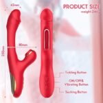 Daphne Rabbit Vibrator with 7 Vibrations & Sucking Mode G-spot Flapping Patting Tapping Vibrator for Women - Image 6