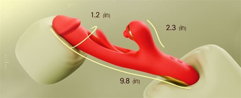 Daphne G Spot Vibrator Female Vibrator for Women with 7 Tapping 7 Vibrating & 7 Flapping G Spot Vibrators Sex Toys