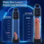 Electric Penis Pump with 10 Erection Training Modes Automatic Enlargers & Extend Pump for Men with 6 Cock Rings - Image 3