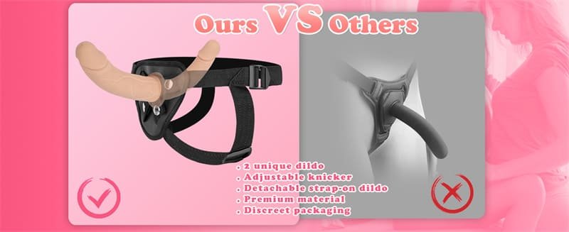 Flesh Double Ended Dildo Womens Sex Toys Silicone Strap On Dildo for Women Lesbians & Couples Big Anal Dildo Sex Toys