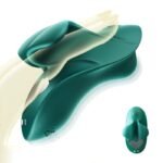 Green Finger Vibrator Sex Toys for Women with  9 Vibrations Butterfly Nipple G Spot Clitoral Stimulator Sex Toy