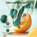 Green Finger Vibrator Sex Toys for Women with  9 Vibrations Butterfly Nipple G Spot Clitoral Stimulator Sex Toy - Image 3