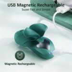 Green Finger Vibrator Sex Toys for Women with  9 Vibrations Butterfly Nipple G Spot Clitoral Stimulator Sex Toy - Image 4