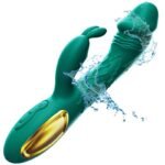 Green Rabbit Vibrator for Women with 10 Powerful Vibrations Mode  Dual Motor  G Spot Vibrator for Couples