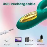 Green Rabbit Vibrator for Women with 10 Powerful Vibrations Mode  Dual Motor  G Spot Vibrator for Couples - Image 5