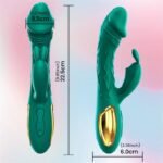 Green Rabbit Vibrator for Women with 10 Powerful Vibrations Mode  Dual Motor  G Spot Vibrator for Couples - Image 8