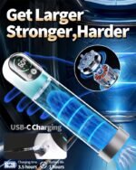 Hotsvibe 2 in 1 Electric Vacuum Pump with 6 Training Modes Male Penis Pump for ED Treatment with 5 Suction Modes - Image 3