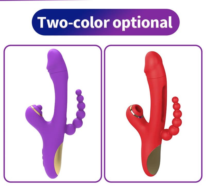 Hotsvibe 7 Vibrations G-spot Dildo Vibrators with Anal Bead Pull pat suck shake flap Clitoris Stimulation 7 Hotsvibe 7 Vibrations G spot Dildo Vibrators with Anal Bead Pull pat suck shake flap Clitoris Stimulation 14