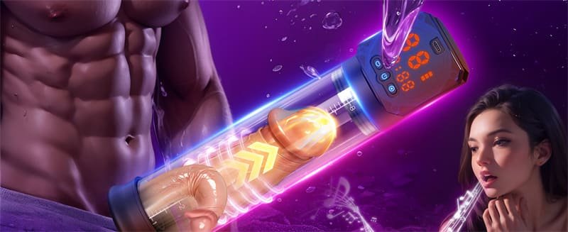 Hotsvibe Electric Penis Pump Sex Toys for Men with 10 Suction Modes 10 Training Modes Pussy Pumps Enlargers 11