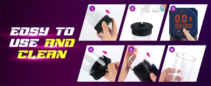 Hotsvibe Electric Penis Pump Sex Toys for Men with 10 Suction Modes 10 Training Modes Pussy Pumps Enlargers 14