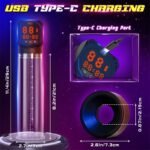 Hotsvibe Electric Penis Pump Sex Toys for Men with 10 Suction Modes & 10 Training Modes Pussy Pumps & Enlargers - Image 5