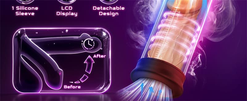 Hotsvibe Electric Penis Pump Sex Toys for Men with 10 Suction Modes 10 Training Modes Pussy Pumps Enlargers 9