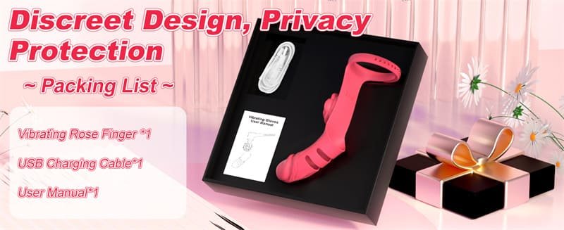 Hotsvibe Finger Vibrator Adult Sex Toys with 9 Powerful Vibration Modes G Spot Vibrator Clitoral Stimulator Rose Toy 6 Hotsvibe Finger Vibrator Adult Sex Toys with 9 Powerful Vibration Modes G Spot Vibrator Clitoral Stimulator Rose Toy 12