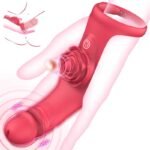 Hotsvibe Finger Vibrator Adult Sex Toys with 9 Powerful Vibration Modes G Spot Vibrator Clitoral Stimulator Rose Toy