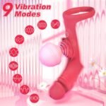 Hotsvibe Finger Vibrator Adult Sex Toys with 9 Powerful Vibration Modes G Spot Vibrator Clitoral Stimulator Rose Toy - Image 2