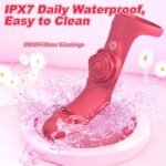 Hotsvibe Finger Vibrator Adult Sex Toys with 9 Powerful Vibration Modes G Spot Vibrator Clitoral Stimulator Rose Toy - Image 6