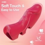 Hotsvibe Finger Vibrator Mini Sex Toy for Women with 5 Vibrations Quiet G Spot Vibrator Nipple Clitoral Stimulator - Image 3
